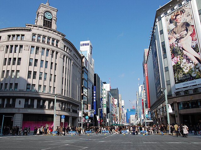 銀座四丁目交差点(สี่แยกกินซ่า): แสงสีแห่งความฝัน
