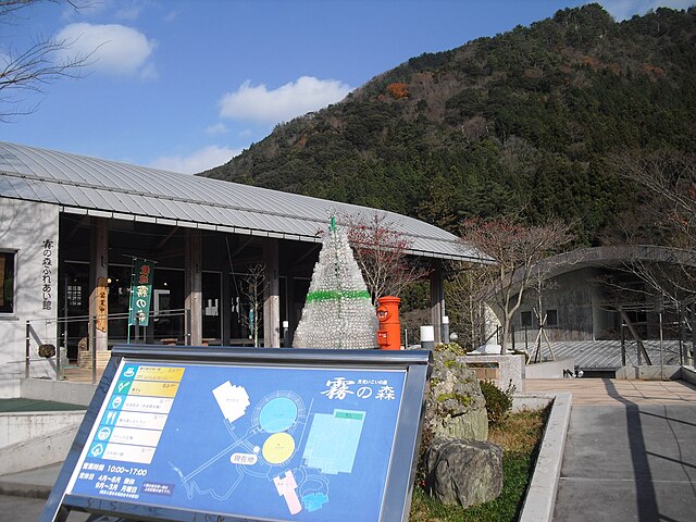 道の駅霧の森(สถานีทางหลวงหมอกในป่า): ป่าหมอกแห่งความฝัน