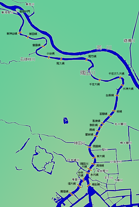 隅田川(แม่น้ำสุมิดะ): สายน้ำแห่งความทรงจำและดอกซากุระ